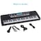 Pyle PYLE 49-Key Electric Keyboard Piano - Portable with Drum Pad, Microphone, Record & Playback Mode PKBRD4112 - alternate 5